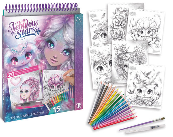 Набор для творчества Nebulous Stars Раскраска с водой Звездная акварель 11133