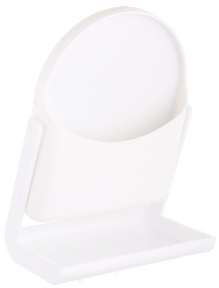 Зеркало косметическое Luna с подставкой для хранения 21.3х16x9.8 см