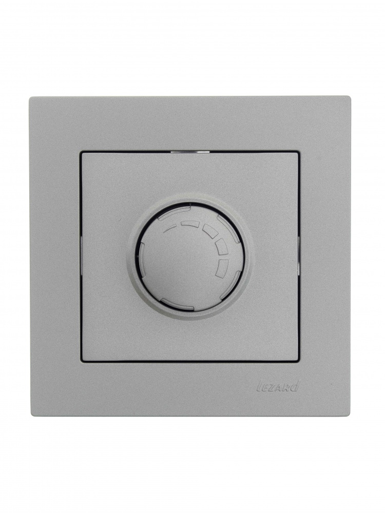 Світлорегулятор поворотний Lezard Vesna 800 Вт сірий 742-3588-115