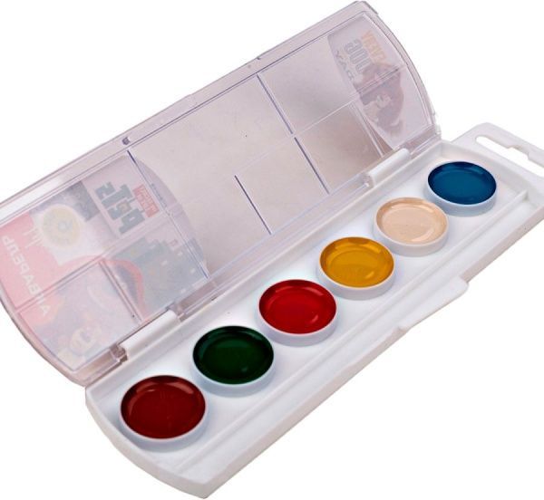 Фарби акварельні медові The Secret Life of Pets 6 кольорів Перо