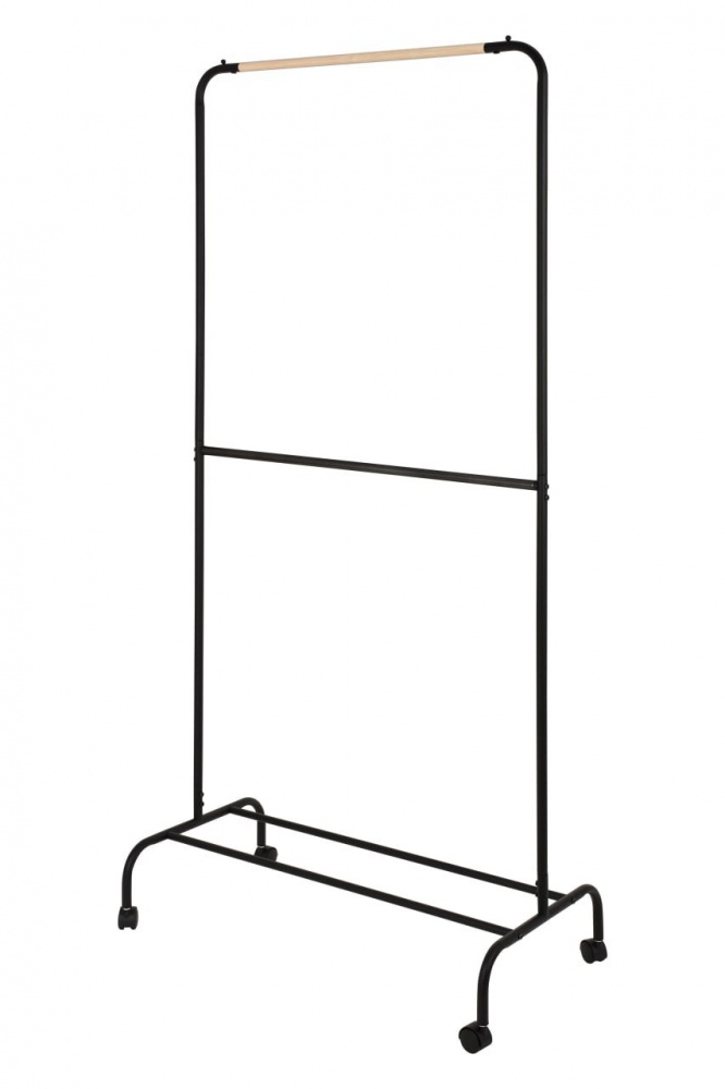 Вешалка-стойка для одежды Fabrika FK-CR1133 Party Duo с полкой 1780х430х800 мм черный