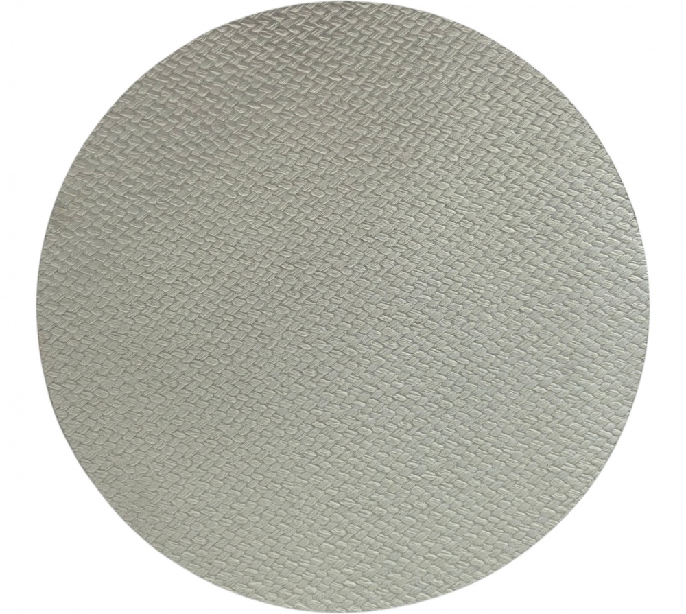 Коврик для сервировки Fiora круглый двусторонний 38 см белый полиуретан/текстиль ACM4086Y