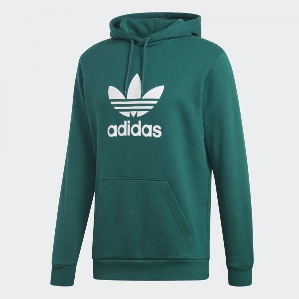 Джемпер Adidas TREFOIL HOODIE EJ9681 р. 2XL зелений