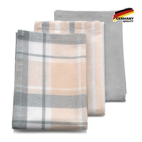 Набір рушників кухонних Pasado 65х45 сіро-рожевий 3 шт. 45x65 см Kela сірий/рожевий 