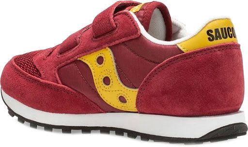 Кроссовки Saucony JAZZ ORIGINAL VINTAGE HL SK262123 р.US 11,5 бордовый с желтым