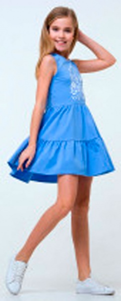 Сарафан Smil 120248 р.104 блакитний 