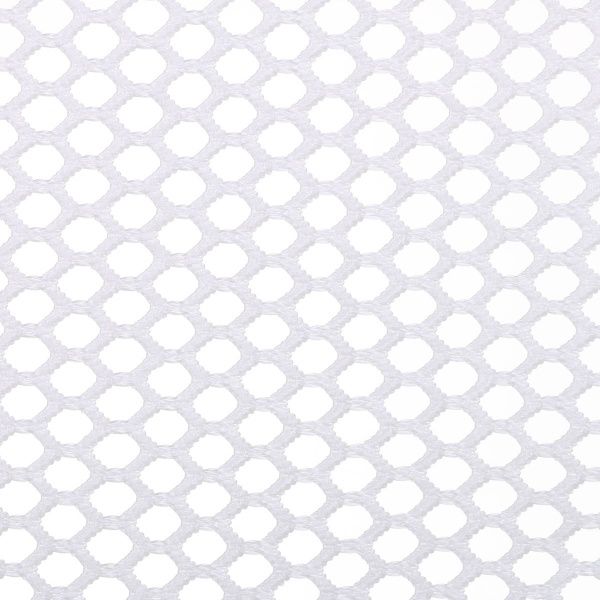 Ткань тюлевая крупная сетка 295 см белый 