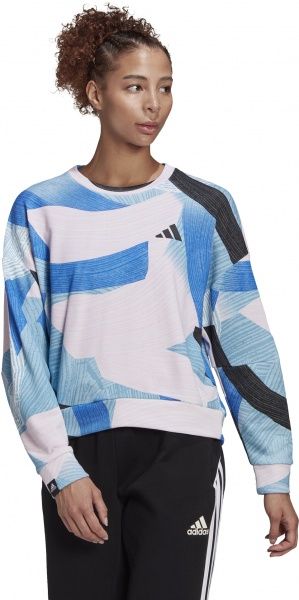 Світшот Adidas SPW NINIGFX CRW GL9540 р. L різнокольоровий