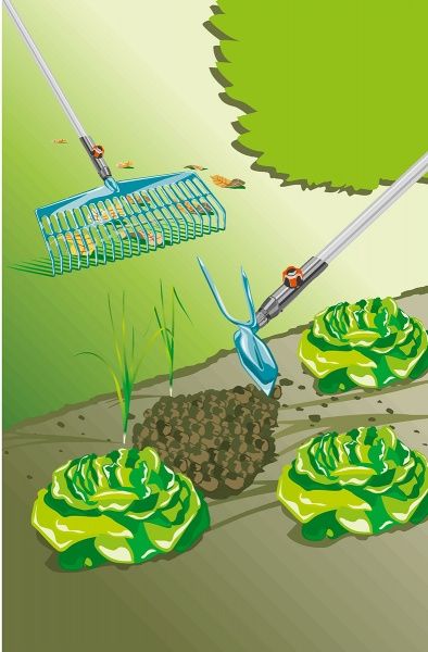 Грабли зубчатые Gardena 3101-20