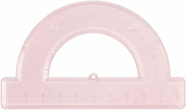 Транспортир пластиковый Irbis