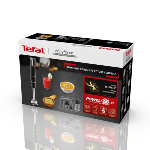 Блендер заглибний Tefal INFINY FORCE 5в1 з XL чоппером HB94L830 