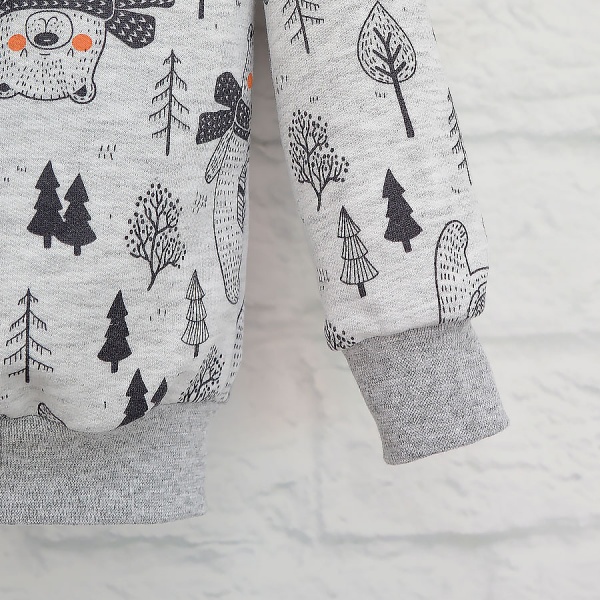 Пижама детская для мальчиков Blanka Лесная сказка р.92 серый 110368 