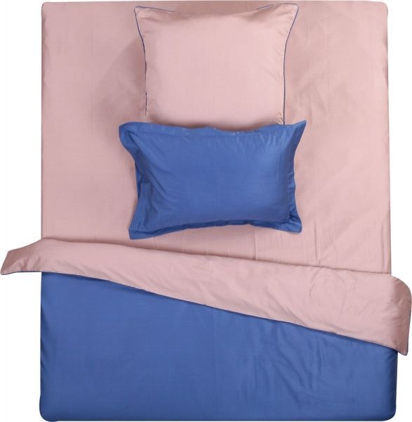 Комплект постільної білизни Loft 1,5 синє капучино Karna 