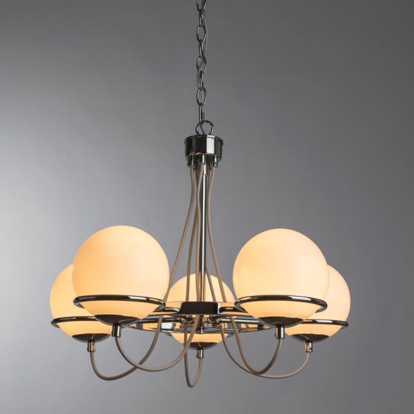 Люстра Arte Lamp Bergamo A2990LM-5CC 5x40 Вт E14 белый 
