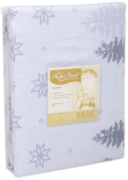 Підковдра Новорічна казка 160x220 см сірий із червоним Білтекc 