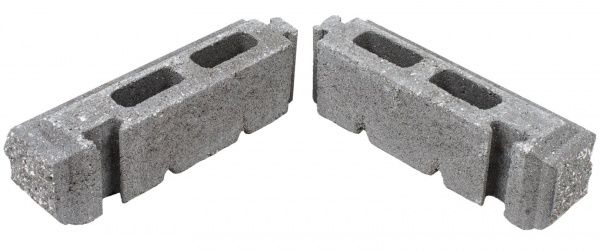 Элемент столба Кая 75x235x75 мм серый Моноліт-Брук 