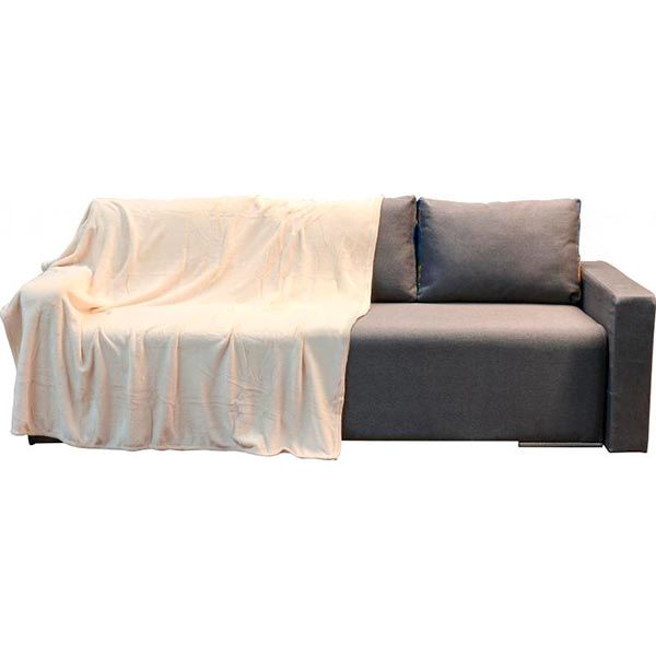 Плед мікрофібра Underprice молочний 160x200 см 51918499