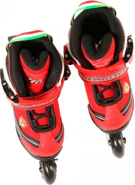 Роликові ковзани Ferrari FK11 р. 30-33 червоний із білим