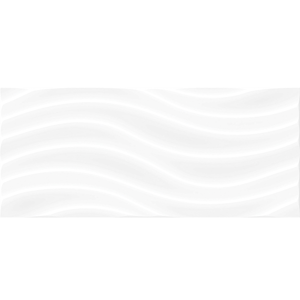 Плитка Golden Tile Хвиля 4В0051 200х500 мм білий