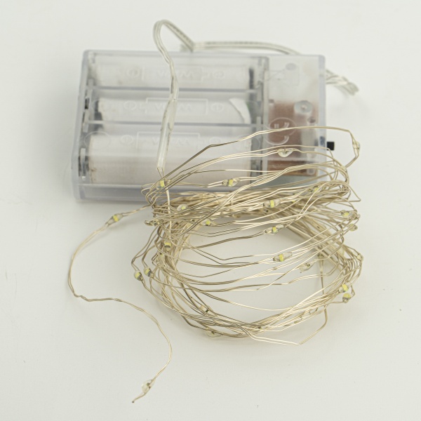 Декоративная гирлянда Altalusse (INL-2105B-50 Cold) встроенный светодиод (LED) 50 ламп 5 м 