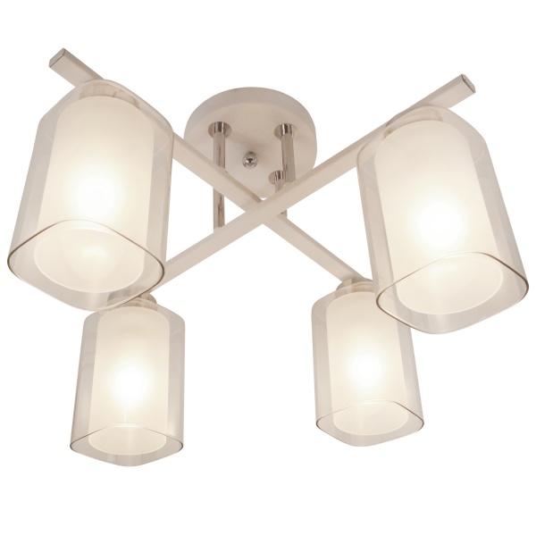 Люстра стельова Victoria Lighting 4x60 Вт E27 білий Artur/PL4 white 