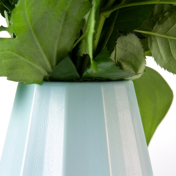 Ваза пластиковая MVM DH-FLOWERS-07 BLUE 20,5 см 