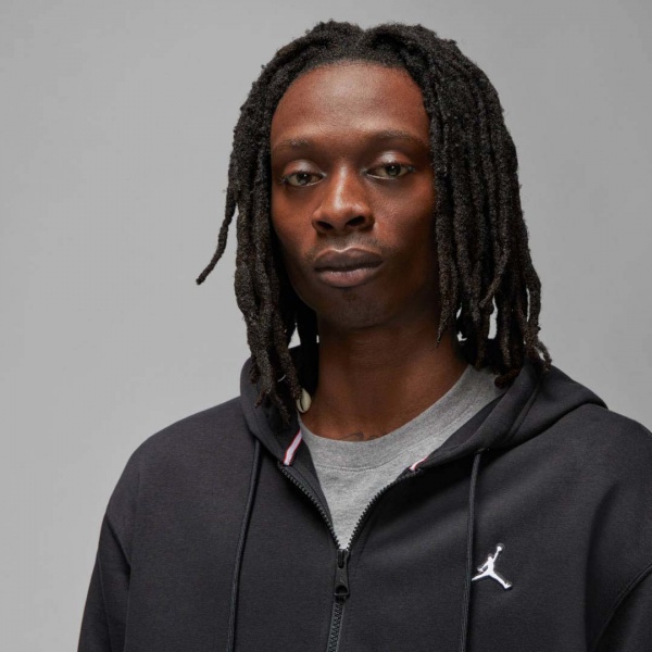 Джемпер Nike M J ESS FLC FZ HOODIE DQ7350-010 р. L чорний