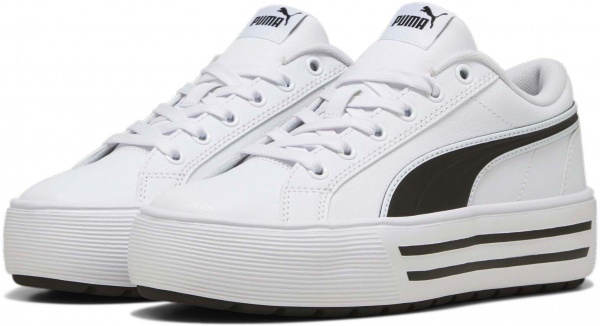 Кроссовки Puma KAIA 2.0 PUMA WHITE-PUMA BLACK 39232002 р.39 белый