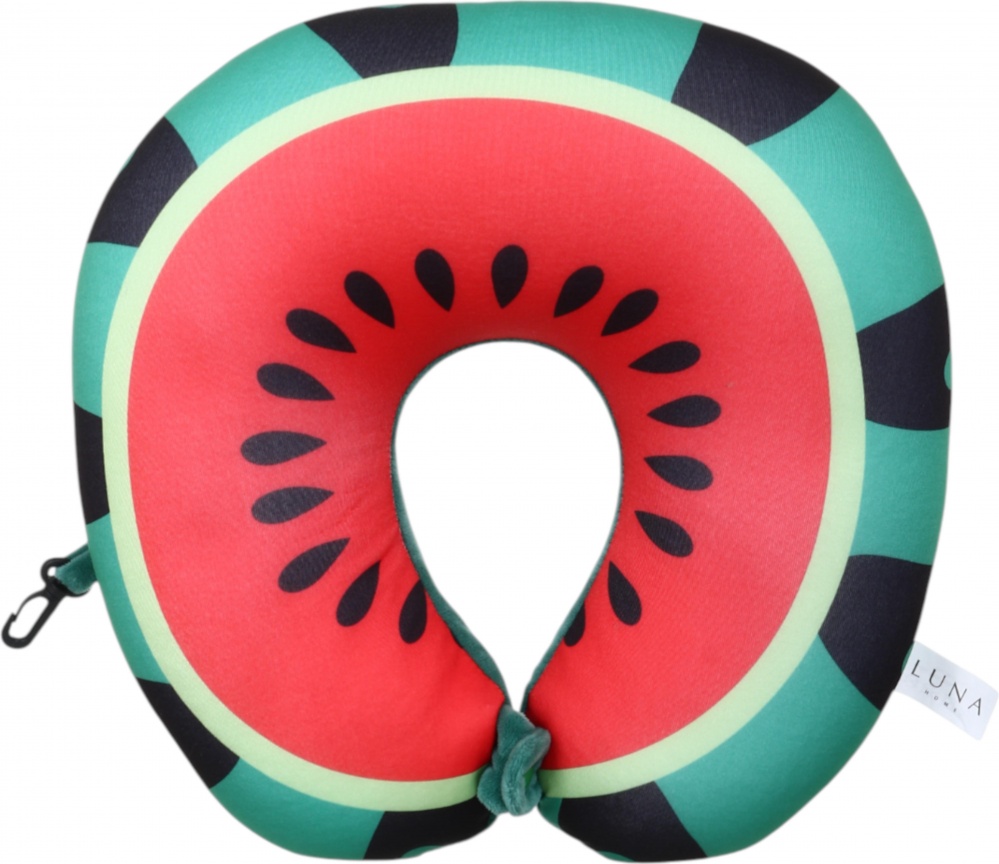 Подушка дорожня Watermelon Luna 30x30 см різнокольоровий