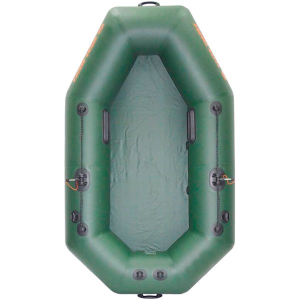 Човен надувний К-220 без пайола зелений