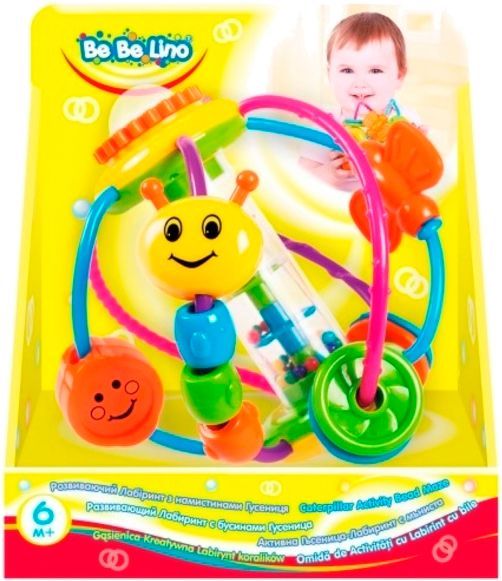 Развивающая игрушка Bebelino лабиринт с бусины Гусеница 58138