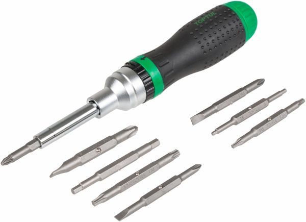 Отвертка со сменными насадками Toptul GAAR1002
