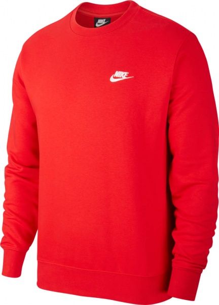 Світшот Nike M NSW CLUB CRW FT BV2666-657 р. 2XL червоний