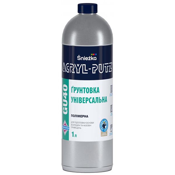 Грунтовка глубокопроникающая Sniezka Acryl-putz GU40 1 л