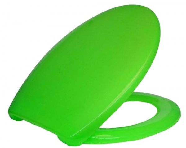Сиденье для унитаза с крышкой СУ-1.1 зеленое
