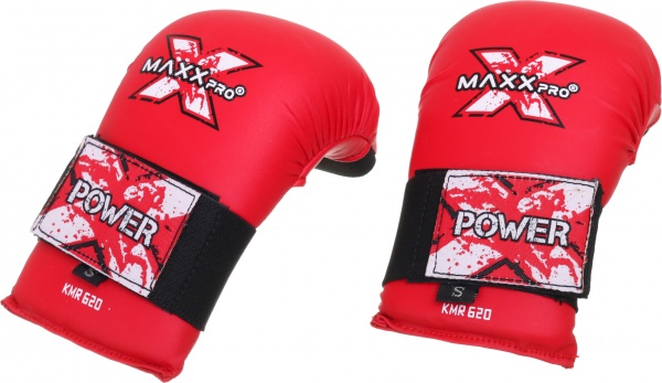 Перчатки для карате MaxxPro KMR-620 Soz красный