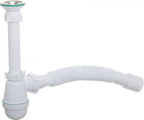 Сифон для умывальника ScandiSPA + гофротруба 40х40 SТ18080043