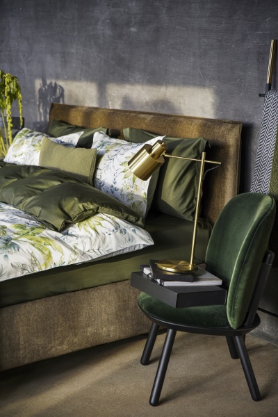 Комплект постельного белья Flora 2.0 белый с рисунком Decoflux 