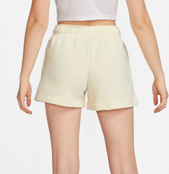 Шорты Nike W NSW CLUB FLC MR SHORT DQ5802-113 р. L бежевый