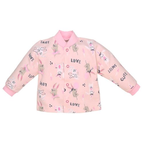 Кофточка детская для девочки Татошка р.74 розовый с принтом 0402202зрш 