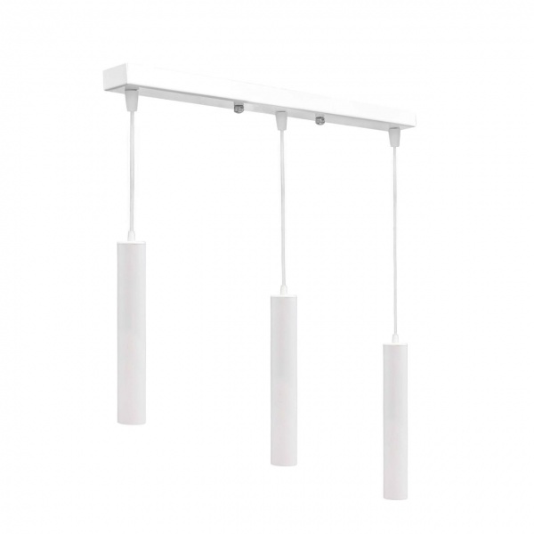 Люстра підвісна Геотон Тріо ТВ340/3МL 3x20 Вт E27 білий 49477 