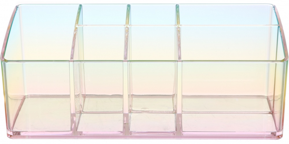 Органайзер для косметики 7 секций Rainbow 17.84x7.61x7 см разноцветный