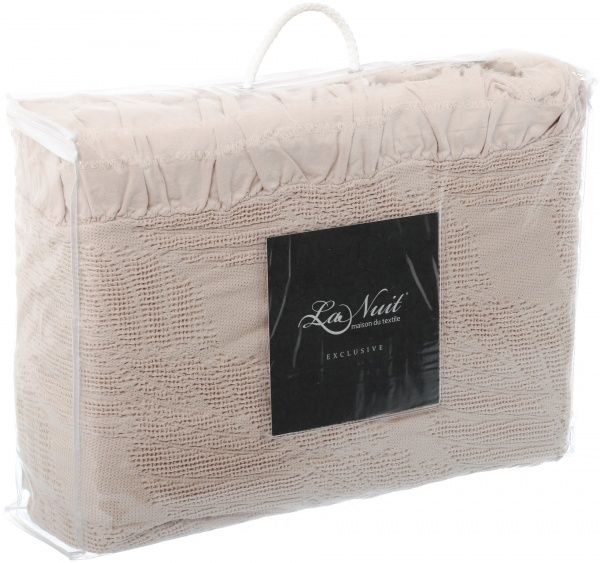 Покривало Monte 230x270 см La Nuit абрикосовий 