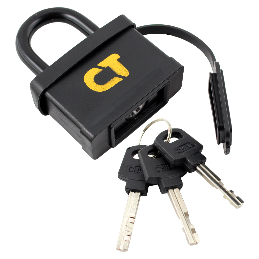 Замок навісний Comit 60 мм чорний 71071 відкритий (амбарний)