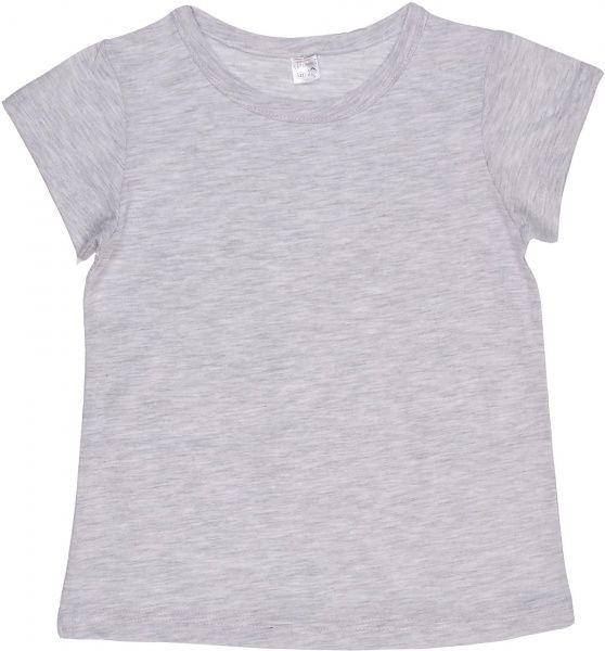 Футболка для дівчаток Татошка р.110 сірий меланж 06501сер. меланж 