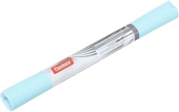 Коврик для кухонных ящиков голубой 150x50см G35D-S Flamberg