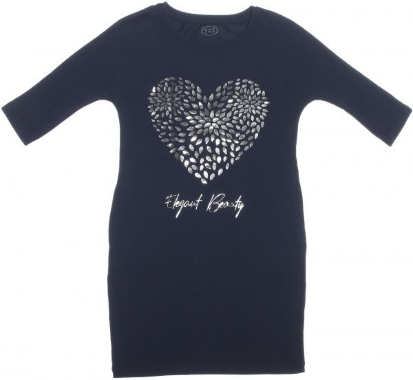 Платье Фламинго для девочек сердечки р.122 персиковый 762-416 