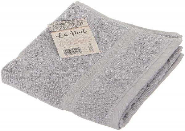 Полотенце махровое Dobby 50x70 см серый La Nuit 