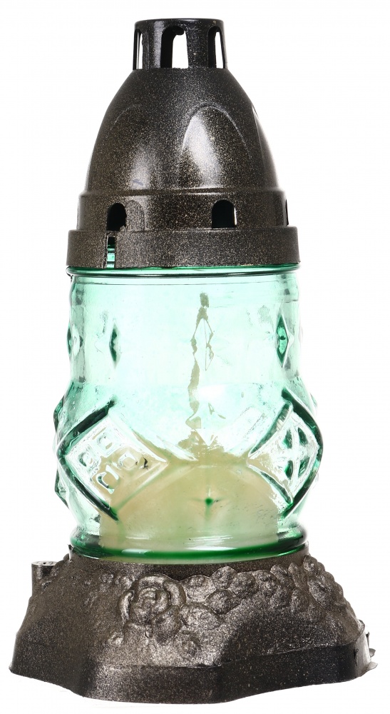 Лампада скляна з кришкою 17,5x8 см в асортименті (1780000)