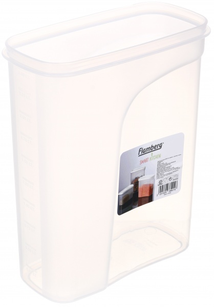 Ємність для зберігання Sand 2,5 л молочна Flamberg Smart Kitchen